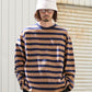 SANDINISTA "Derabe Border Slit L-S Tee" / サンディニスタ "スリット入りデラヴェボーダー長袖Tシャツ"