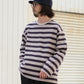 SANDINISTA "Derabe Border Slit L-S Tee" / サンディニスタ "スリット入りデラヴェボーダー長袖Tシャツ"