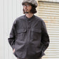 SANDINISTA "Band Collar Oversized Check Shirt" / サンディニスタ "バンドカラーオーバーサイズチェックシャツ"