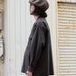 SANDINISTA "Band Collar Oversized Check Shirt" / サンディニスタ "バンドカラーオーバーサイズチェックシャツ"