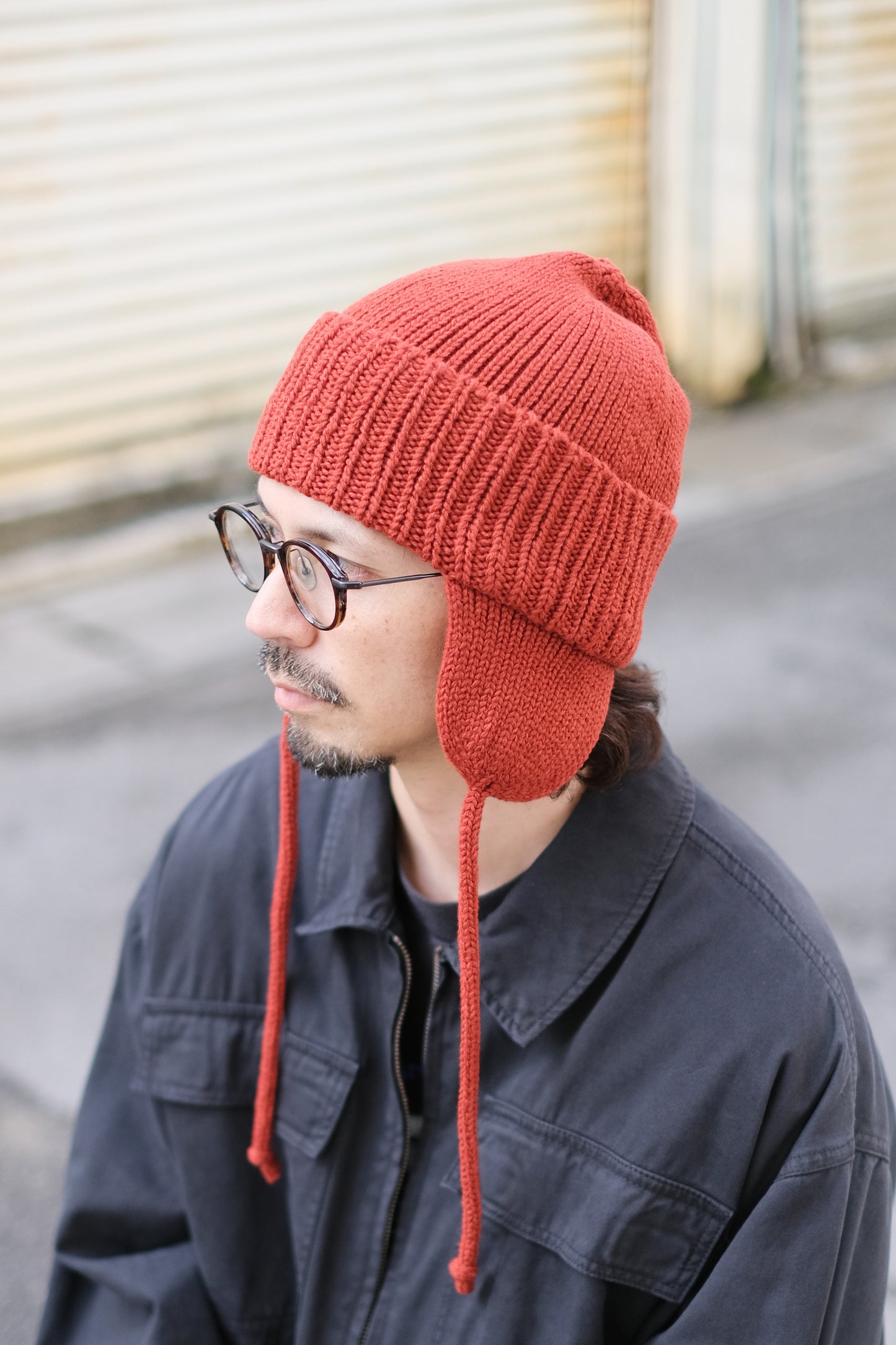 RACAL "Ear Knit Watch" / ラカル"耳当て付きニットキャップ"