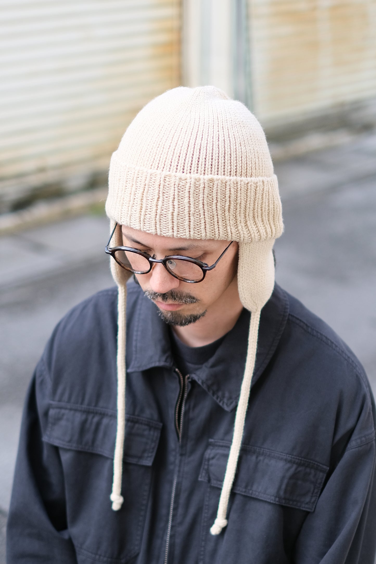 RACAL "Ear Knit Watch" / ラカル"耳当て付きニットキャップ"