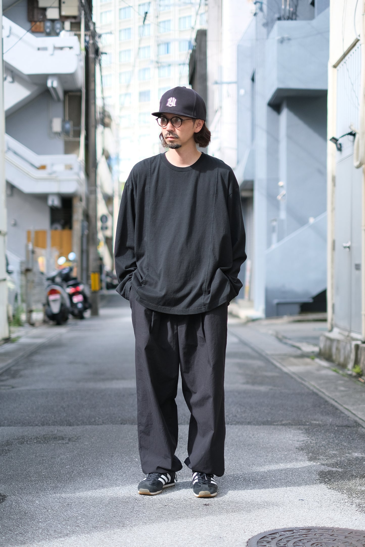 SANDINISTA "American Cotton Switching L-S Tee" / サンディニスタ "アメリカコットン切り替え長袖Tシャツ"