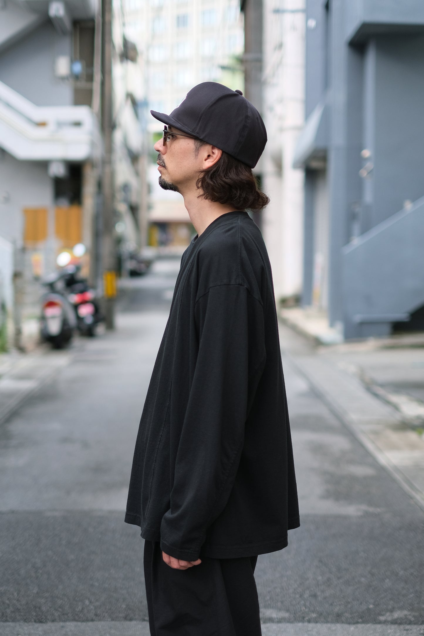 SANDINISTA "American Cotton Switching L-S Tee" / サンディニスタ "アメリカコットン切り替え長袖Tシャツ"