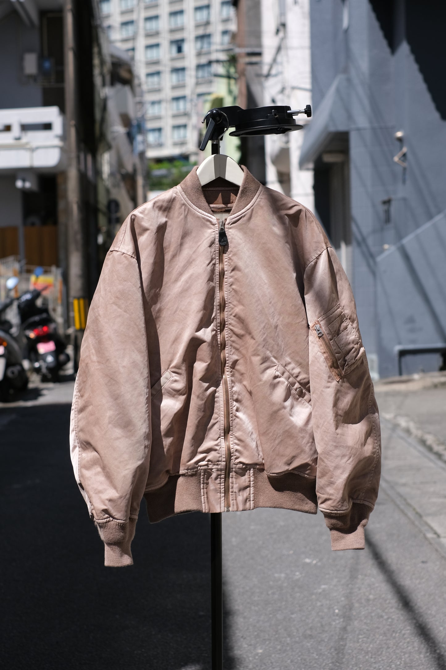 INNAT "HAND DYED BOMBER JACKET" / インアット "手染めボンバージャケット"