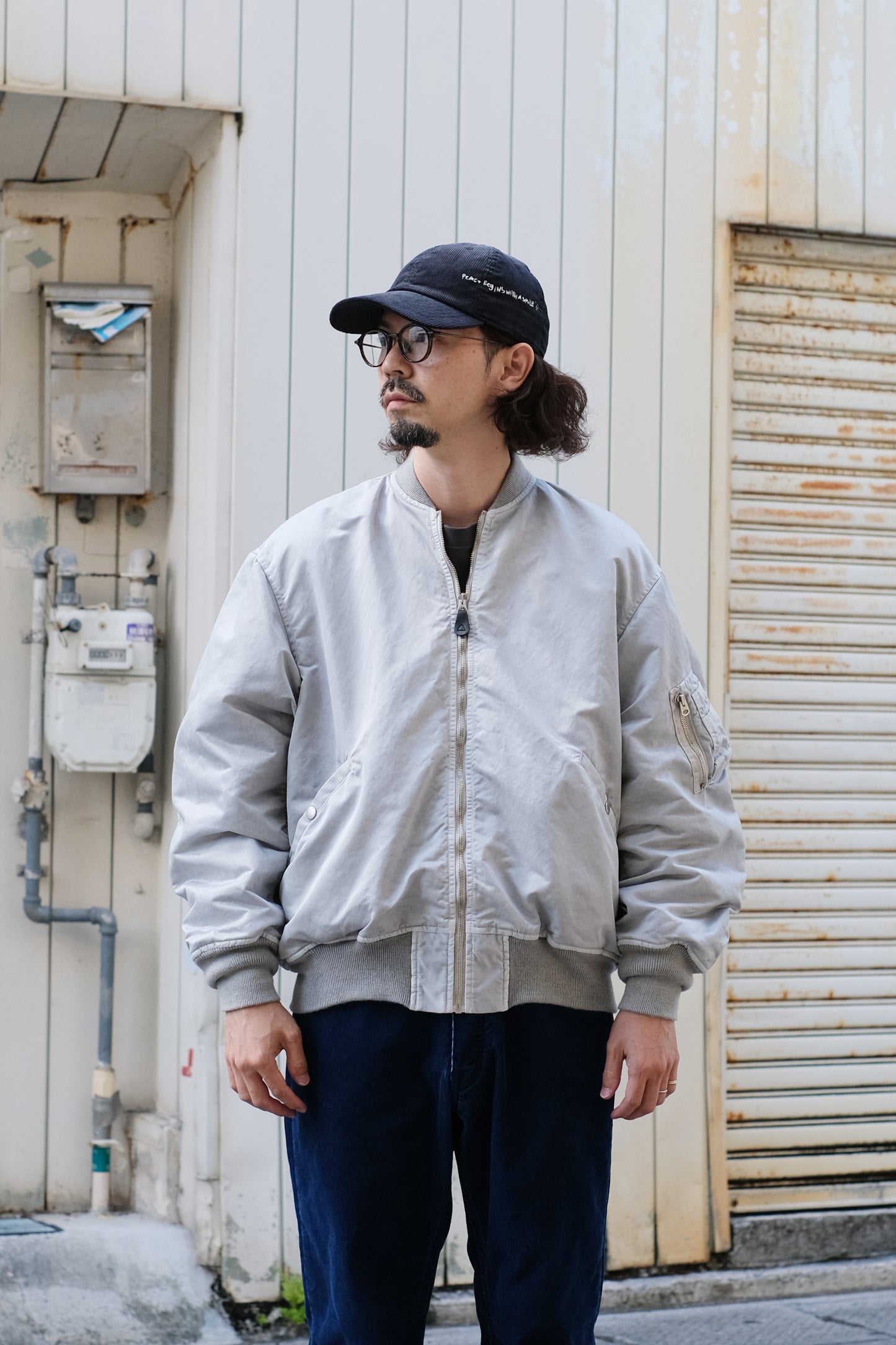 INNAT "HAND DYED BOMBER JACKET" / インアット "手染めボンバージャケット"