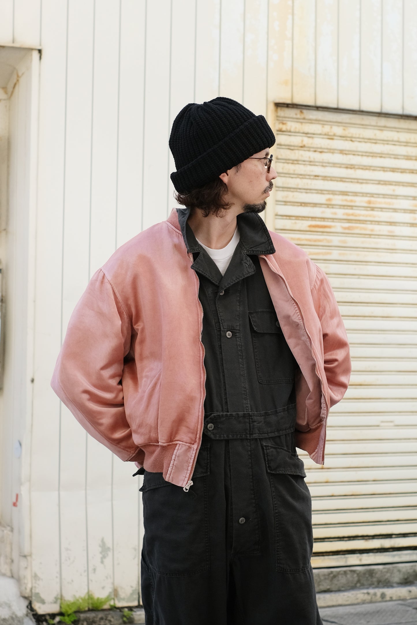 INNAT "HAND DYED BOMBER JACKET" / インアット "手染めボンバージャケット"