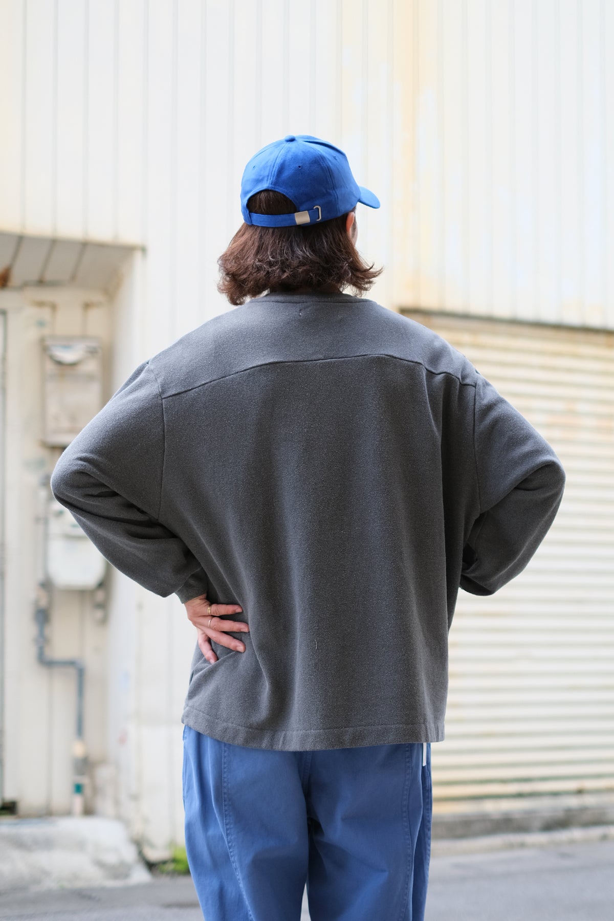 SANDINISTA "Vintage Vintage Football Sweatshirt" / サンディニスタ "ヴィンテージ風トレーナー"