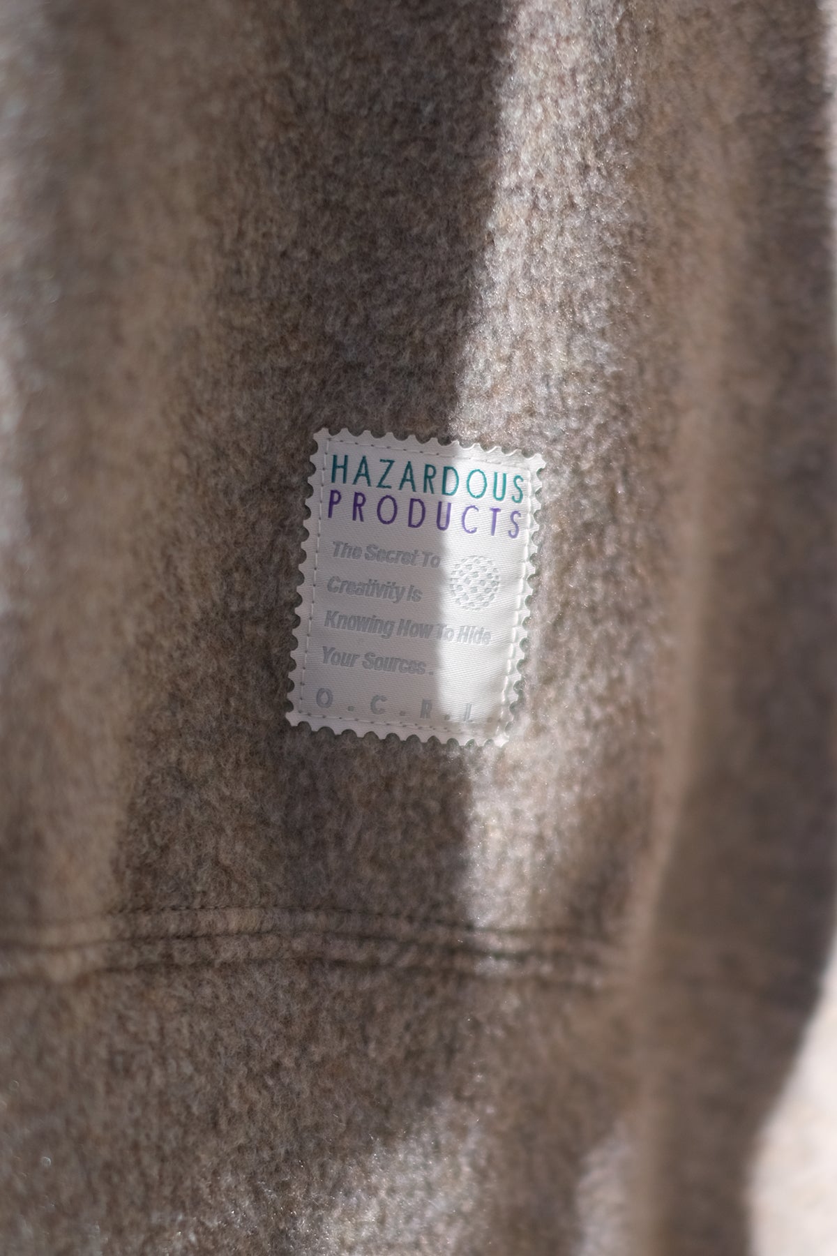 O- "FREE SWEATSHIRT" / オー "フリースウェットシャツ" O.C.R.L.