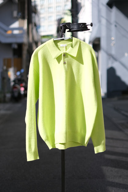 crepuscule "M-G Knit Polo" / クレプスキュール "ミドルゲージニットポロ"