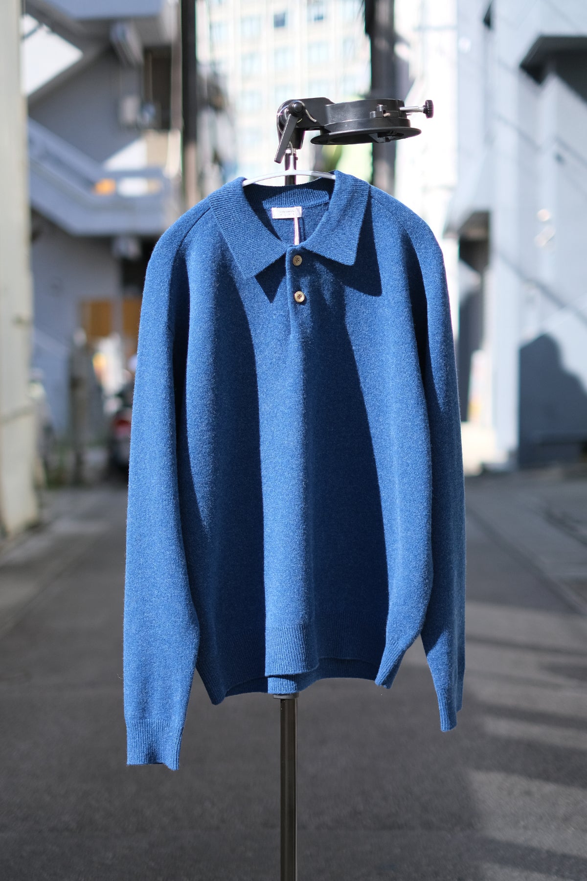 crepuscule "M-G Knit Polo" / クレプスキュール "ミドルゲージニットポロ"