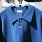 crepuscule "M-G Knit Polo" / クレプスキュール "ミドルゲージニットポロ"