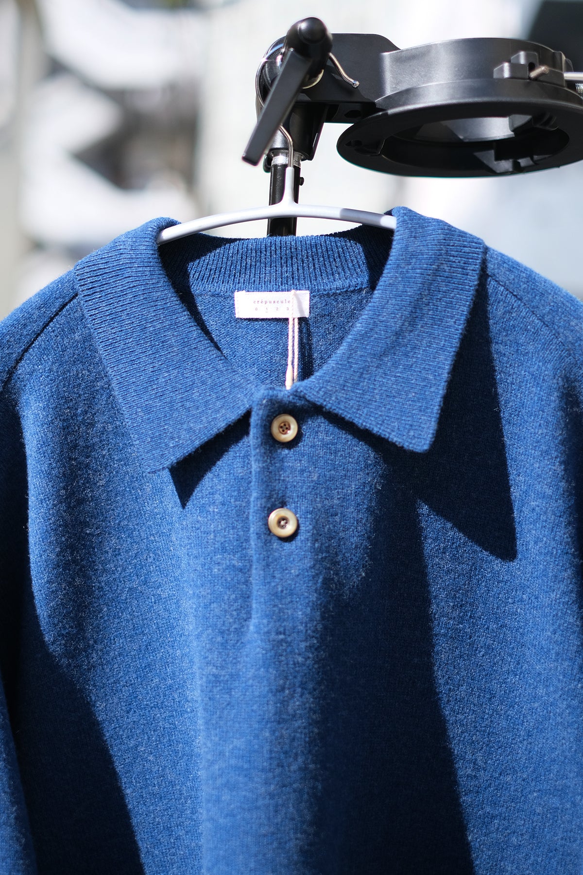 crepuscule "M-G Knit Polo" / クレプスキュール "ミドルゲージニットポロ"