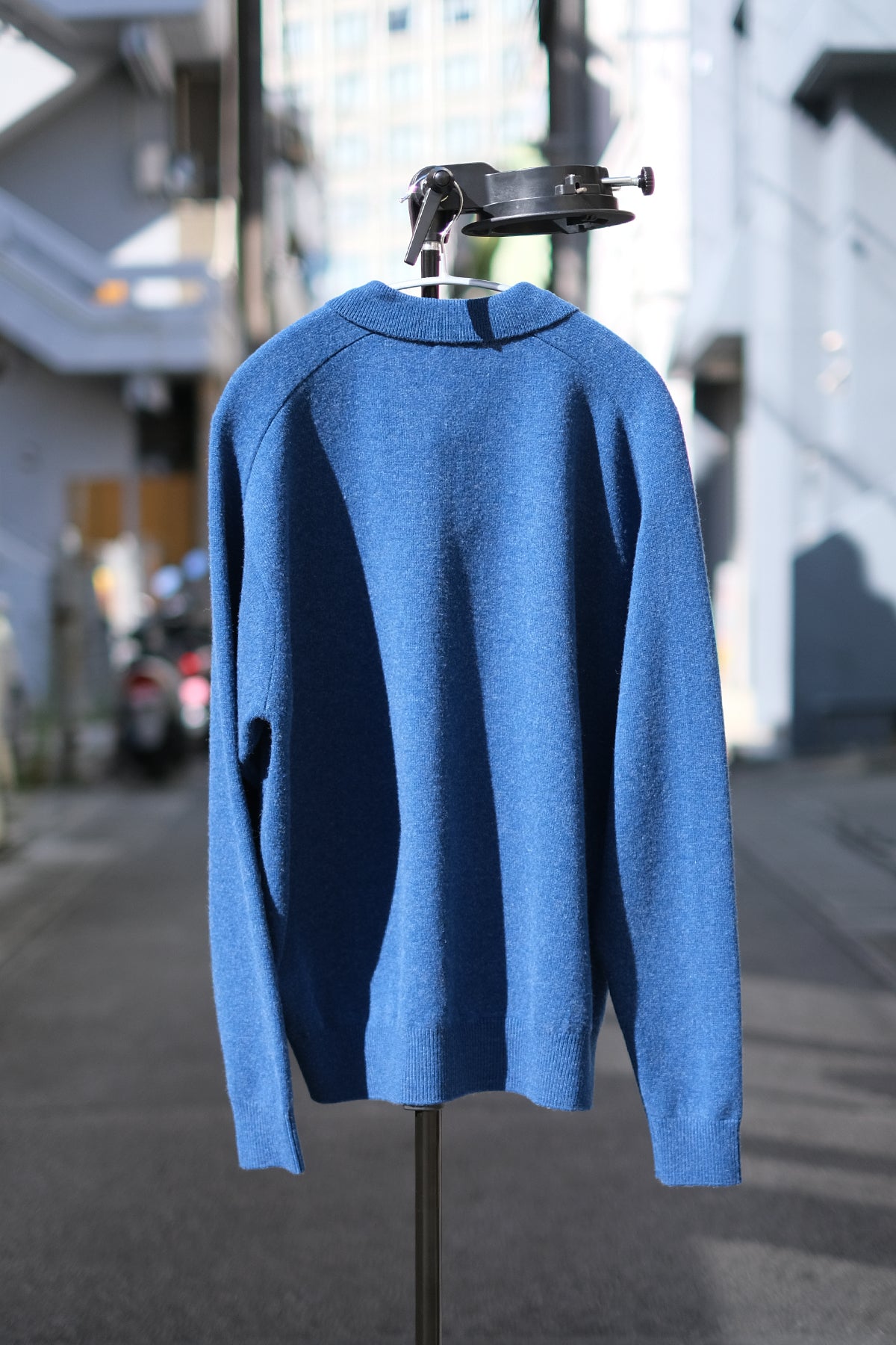 crepuscule "M-G Knit Polo" / クレプスキュール "ミドルゲージニットポロ"