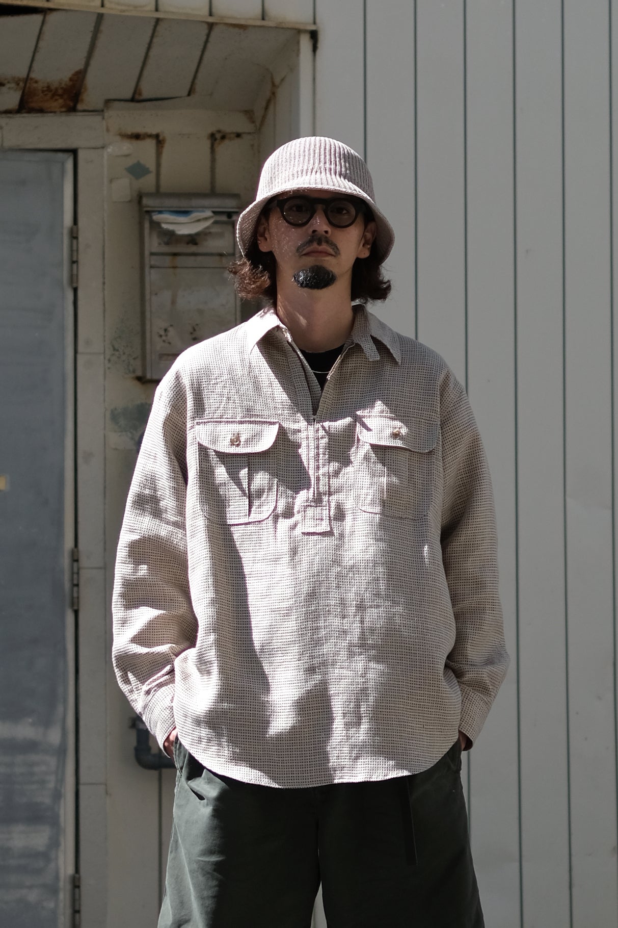 【別注】HEALTH "Half Zip Shirts #1" / ヘルス "ハーフジップシャツ"