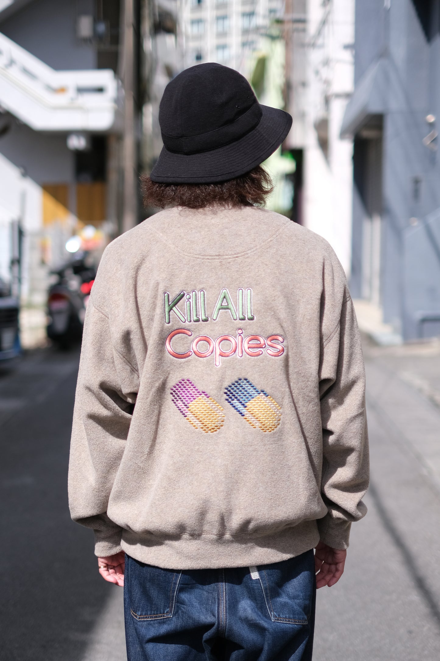 O- "FREE SWEATSHIRT（Capsule game）" / オー "フリースウェットシャツ（刺繍）" O.C.R.L.