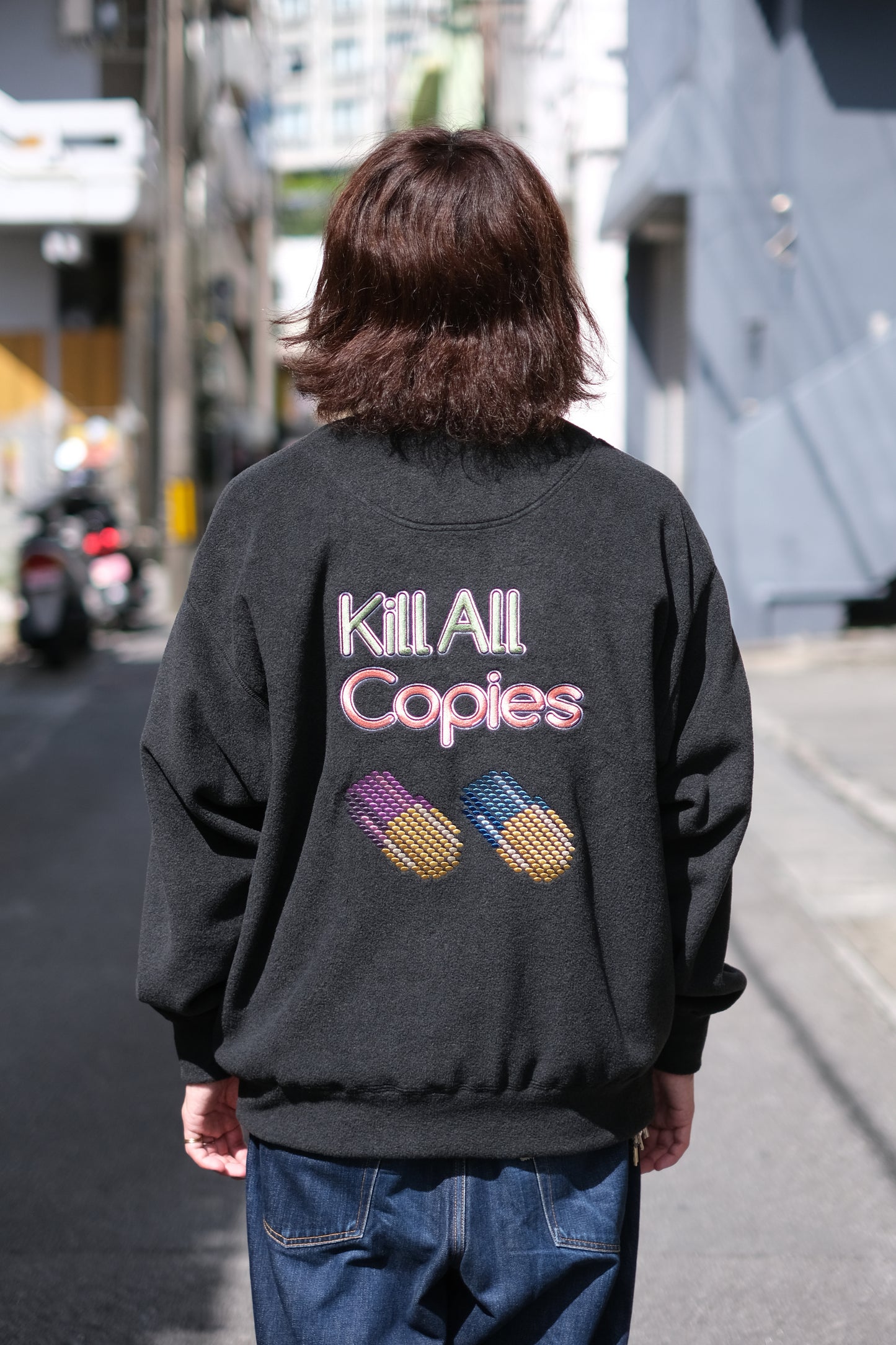 O- "FREE SWEATSHIRT（Capsule game）" / オー "フリースウェットシャツ（刺繍）" O.C.R.L.