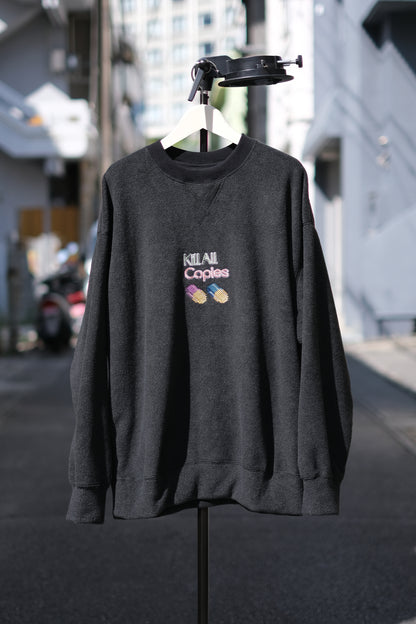 O- "FREE SWEATSHIRT（Capsule game）" / オー "フリースウェットシャツ（刺繍）" O.C.R.L.
