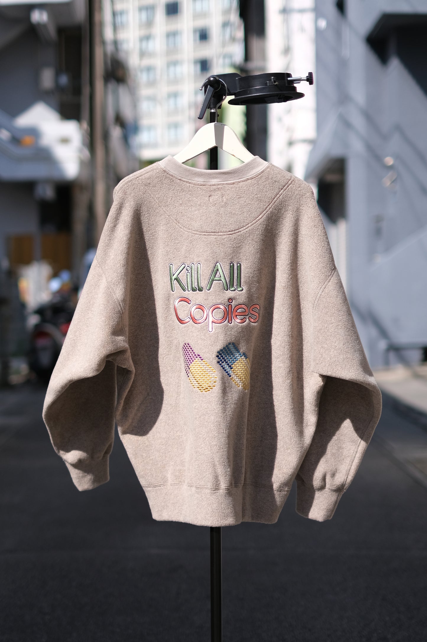O- "FREE SWEATSHIRT（Capsule game）" / オー "フリースウェットシャツ（刺繍）" O.C.R.L.