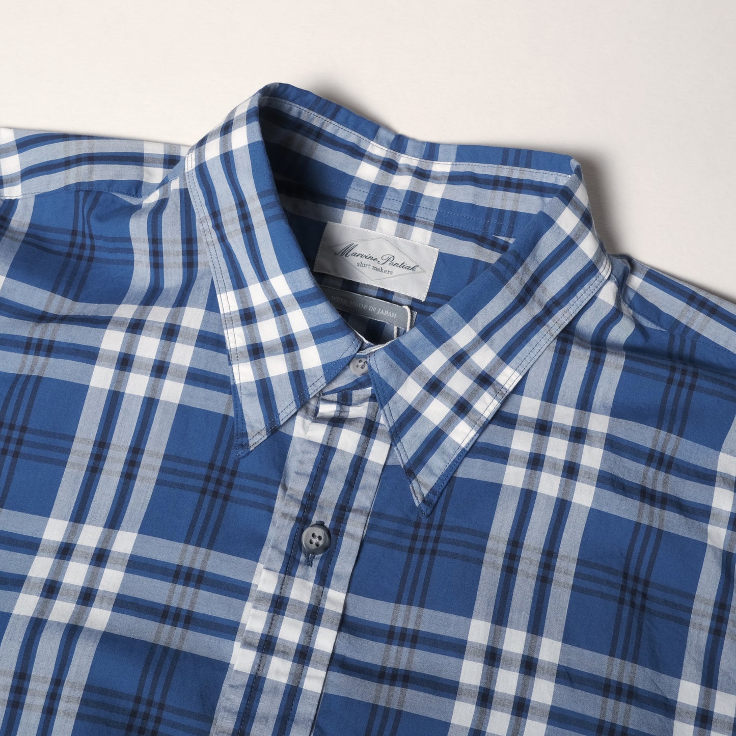 ■在庫あり■ Marvine Pontiak Shirt Makers "3 Button Regular Collar SH"/マービンポンティアックシャツメーカーズ"3ボタンレギュラーカラーシャツ"