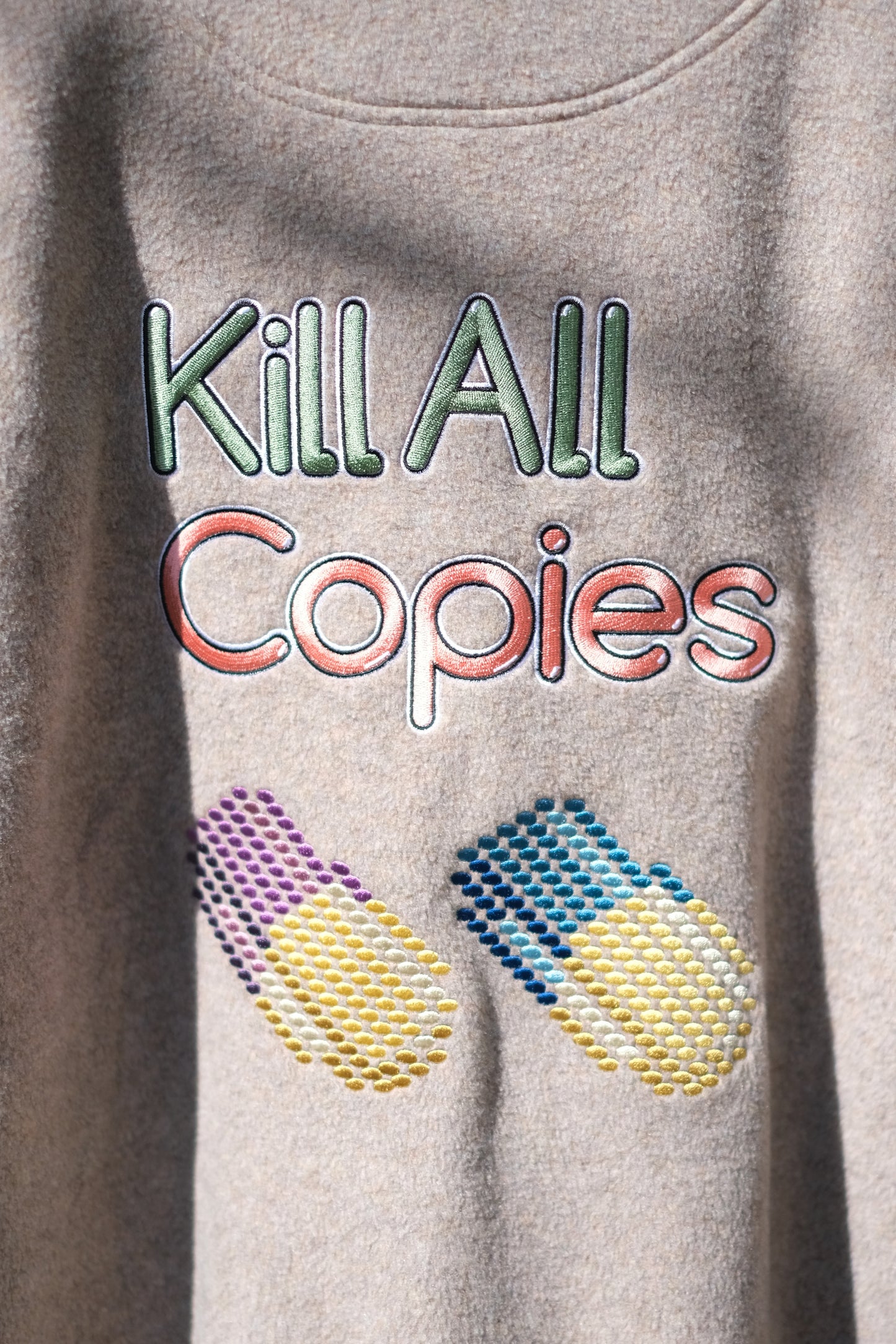 O- "FREE SWEATSHIRT（Capsule game）" / オー "フリースウェットシャツ（刺繍）" O.C.R.L.