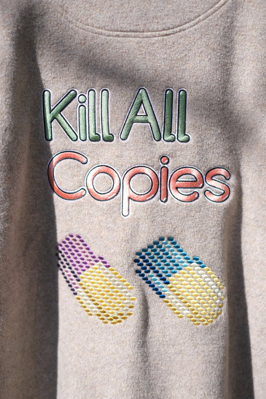 O- "FREE SWEATSHIRT（Capsule game）" / オー "フリースウェットシャツ（刺繍）" O.C.R.L.