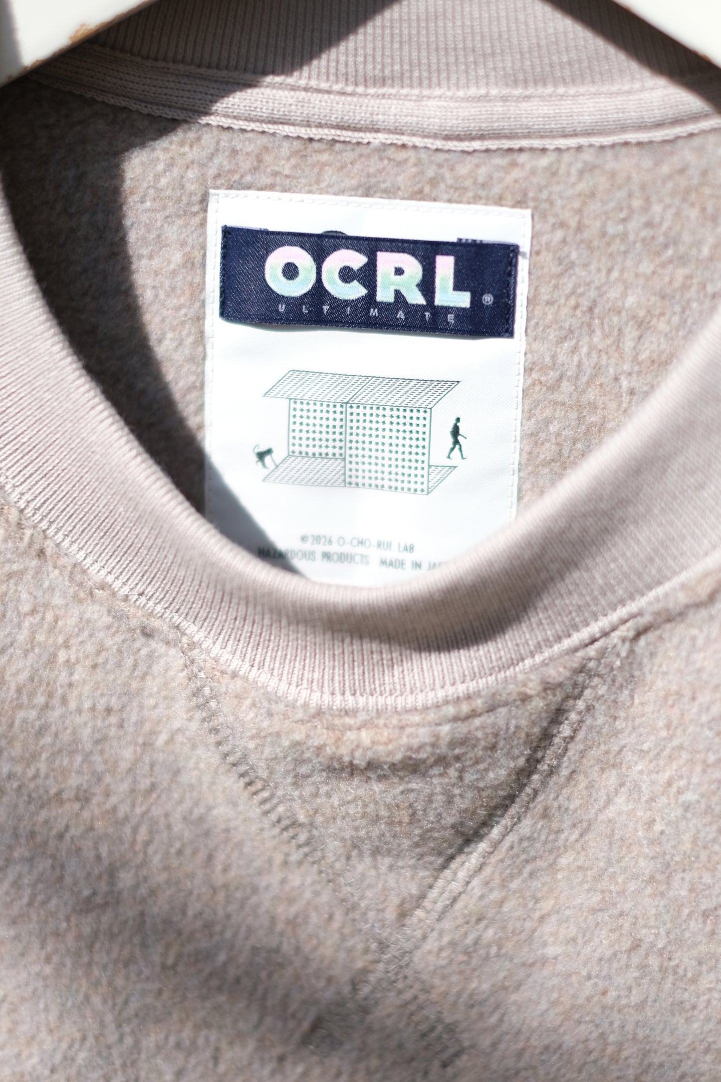 O- "FREE SWEATSHIRT（Capsule game）" / オー "フリースウェットシャツ（刺繍）" O.C.R.L.