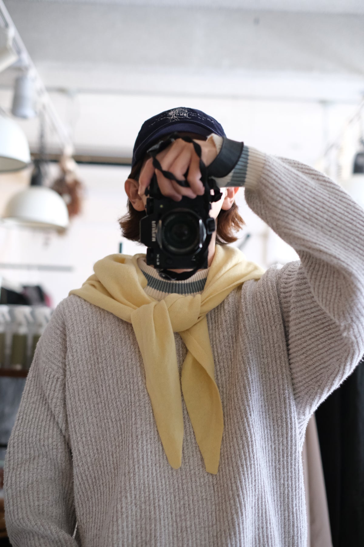 RACAL "Cashmere Ear Scarf" / ラカル"カシミアスカーフ"
