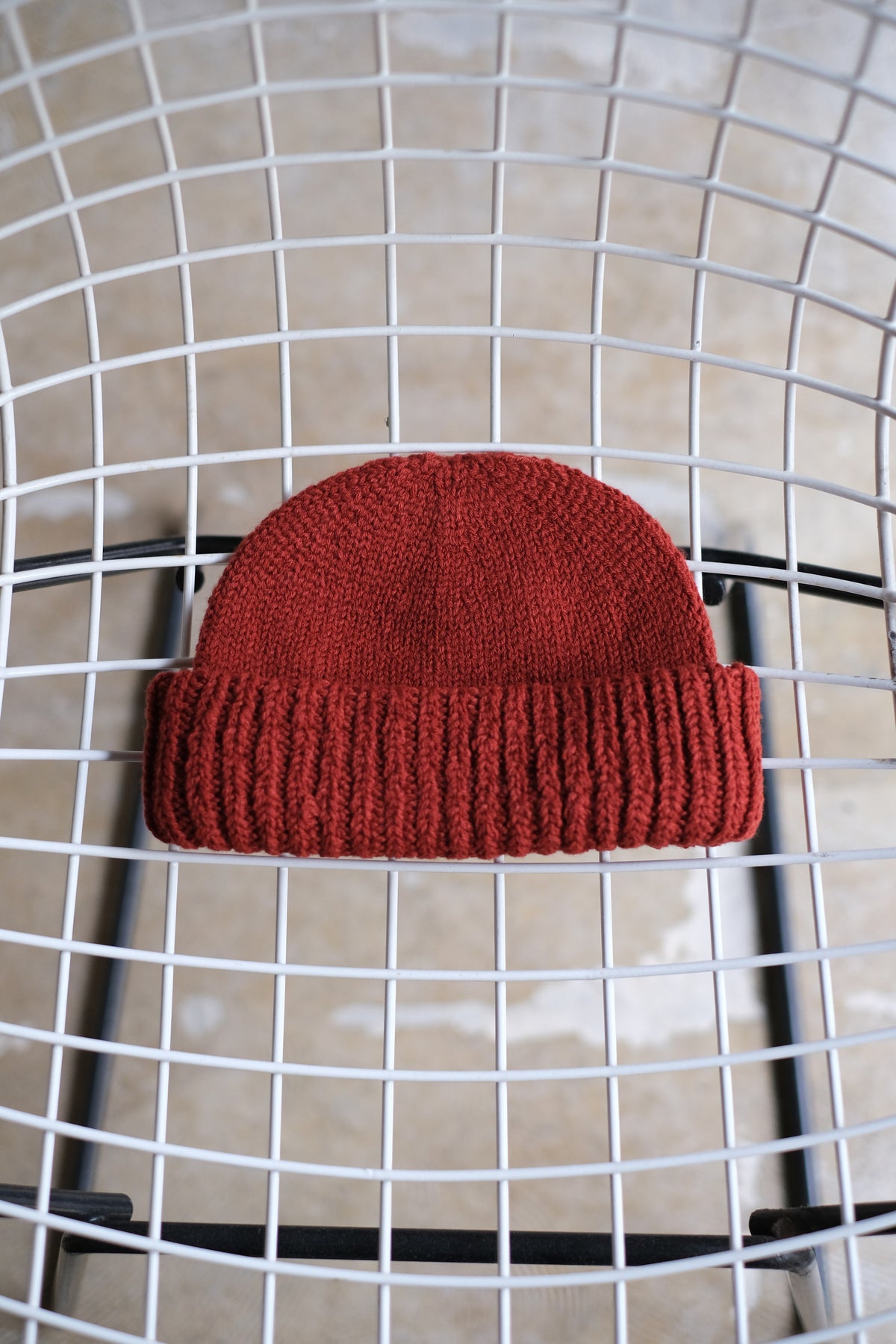 RACAL "Mesh Line Knit Bucket Hat"