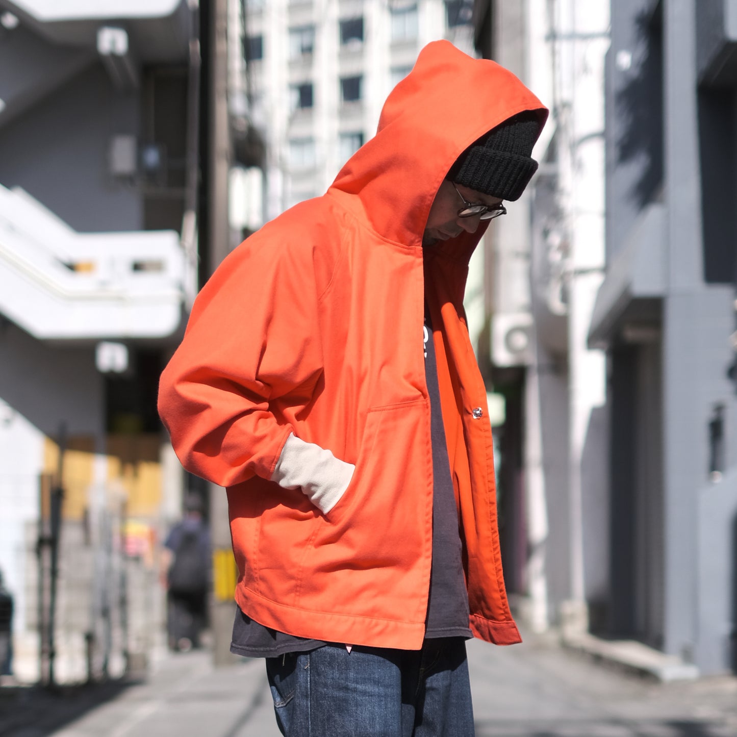 HOMELESS TAILOR "BATTEN HOODIE" 