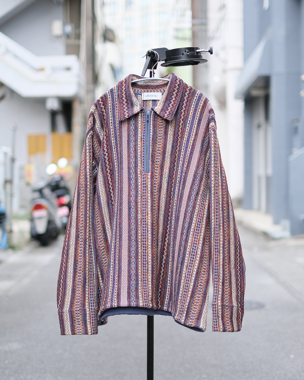 reverve "RV25W006" / リヴァーヴ "ハーフジッププルオーバーニット"