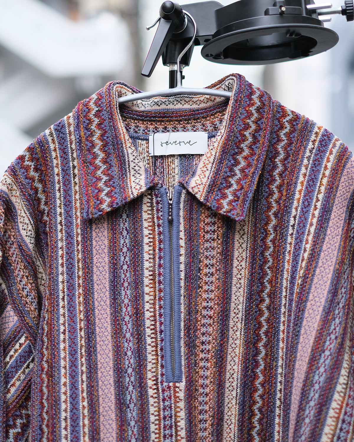 reverve "RV25W006" / リヴァーヴ "ハーフジッププルオーバーニット"