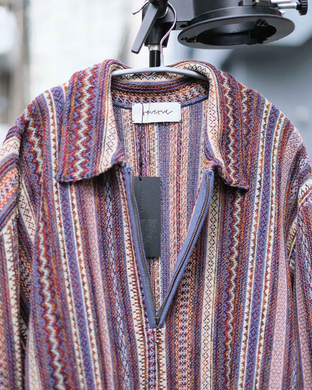 reverve "RV25W006" / リヴァーヴ "ハーフジッププルオーバーニット"