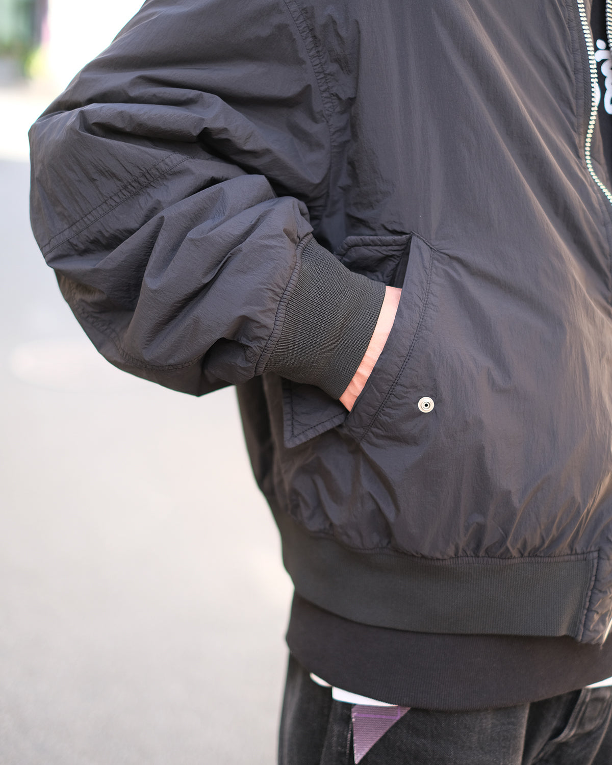 SANDINISTA "MA-1 - Overdyed" / サンディニスタ "MA-1ミリタリージャケット"