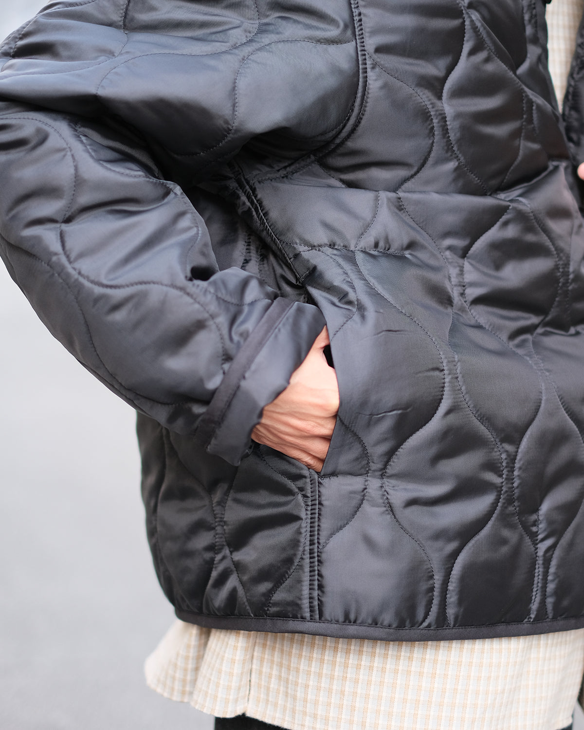 SANDINISTA "Quilted Liner Jacket" / サンディニスタ "ミリタリーライナージャケット"