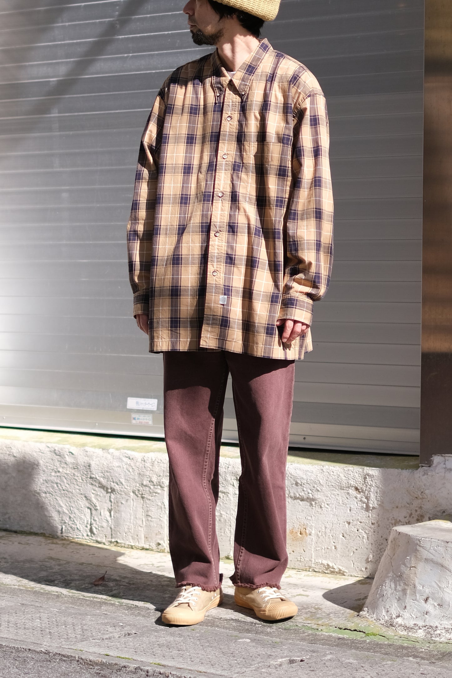 ■在庫あり■ Marvine Pontiak Shirt Makers "Relaxed B.D. SH"/ マービンポンティアックシャツメーカーズ"リラックスボタンダウンシャツ"