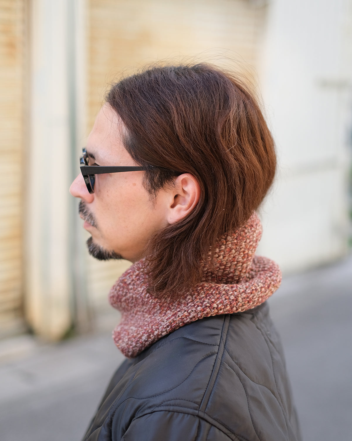 crepuscule "Wool Kanoko Neck Warmer" / クレプスキュール "ウール鹿の子ネックウォーマー"
