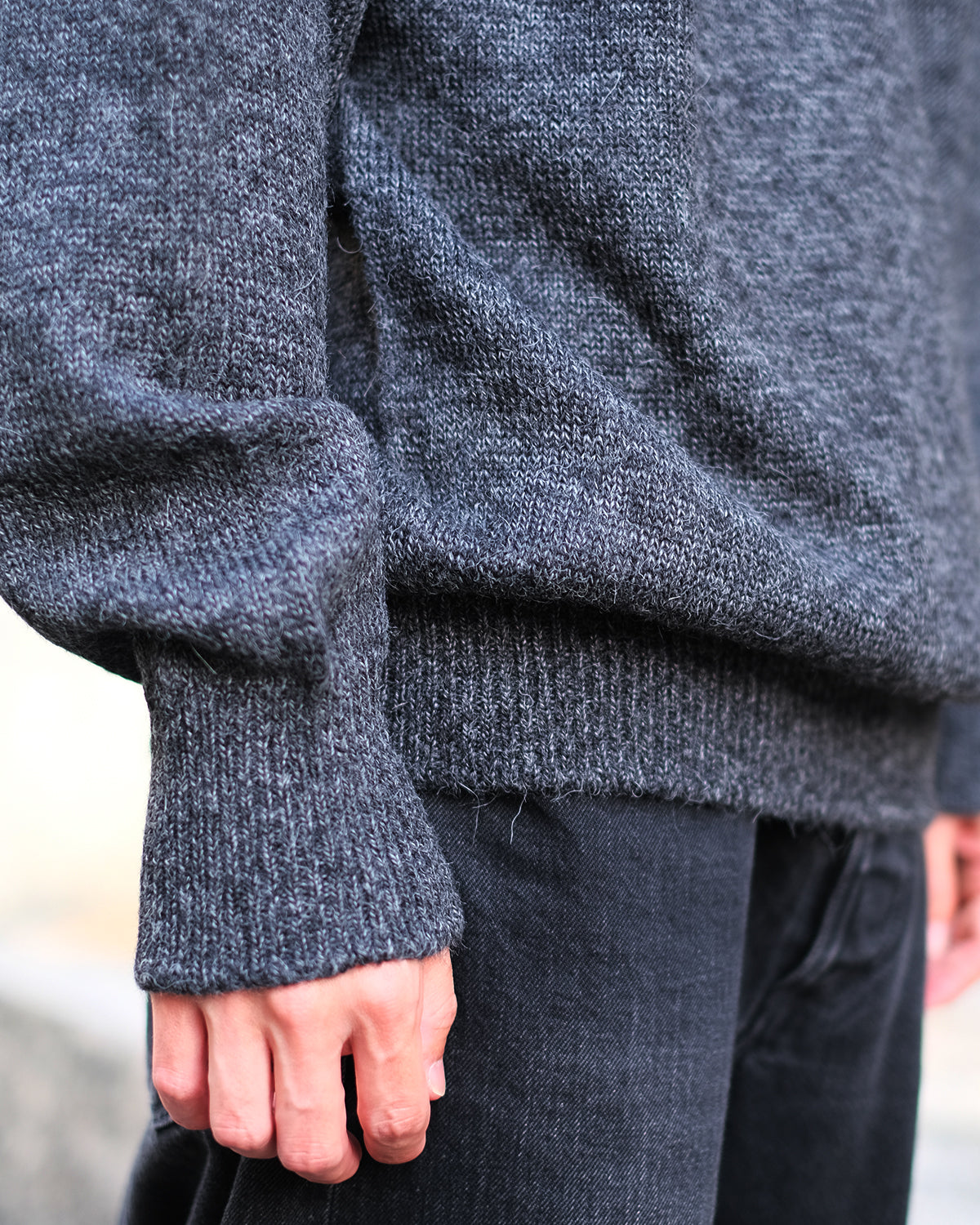 crepuscule "W/G Alpaca Pullover" / クレプスキュール "アルパカプルオーバー"