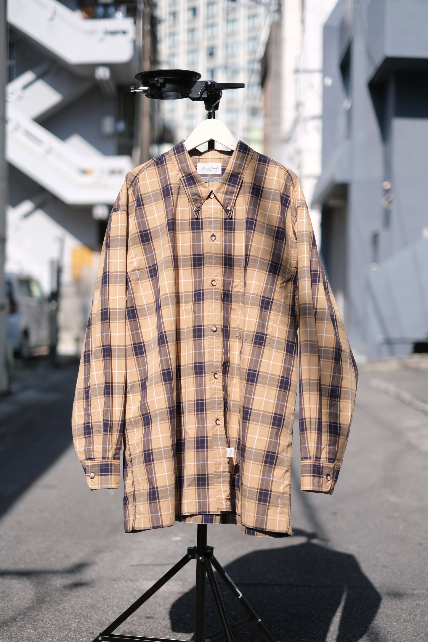 ■在庫あり■ Marvine Pontiak Shirt Makers "Relaxed B.D. SH"/ マービンポンティアックシャツメーカーズ"リラックスボタンダウンシャツ"