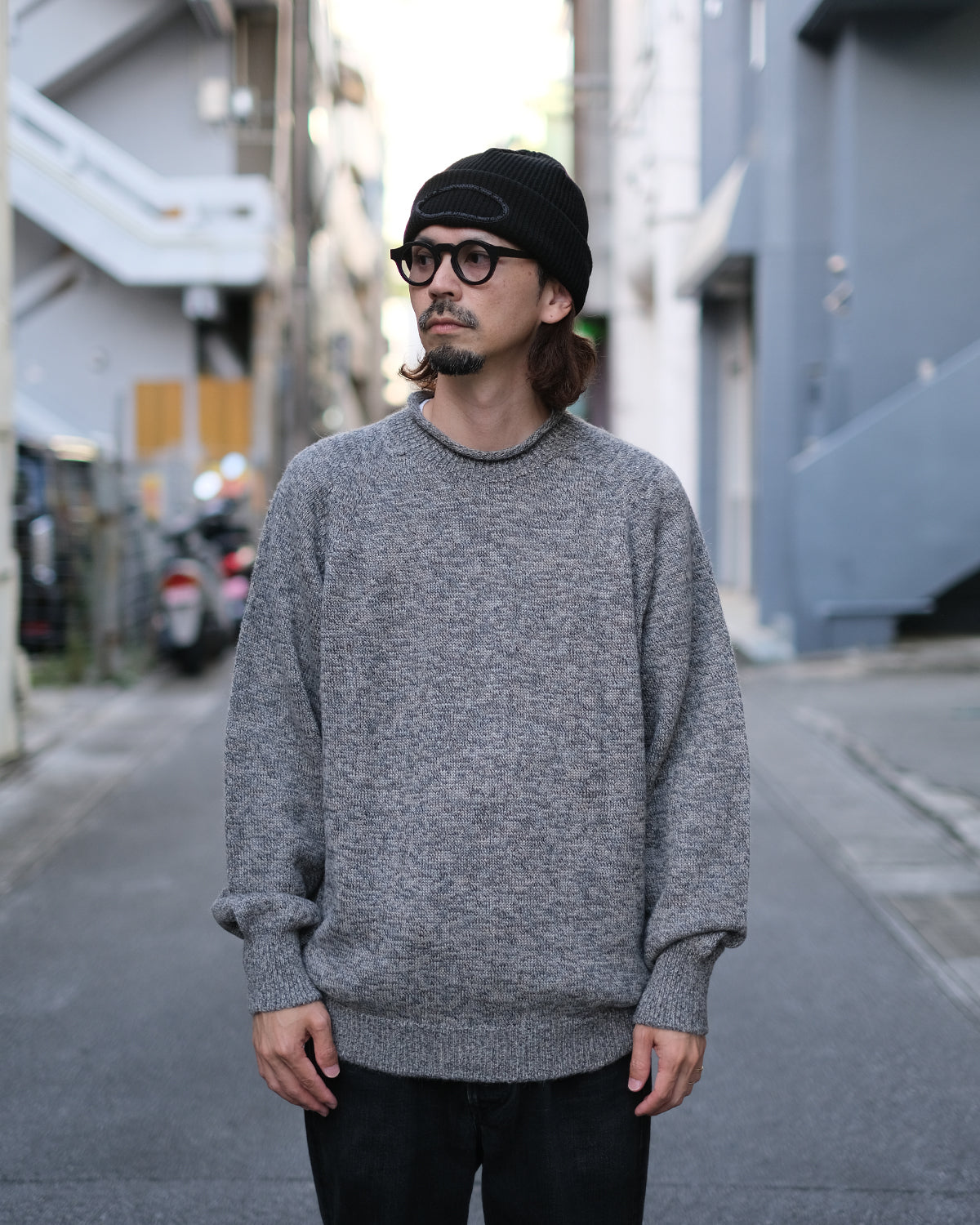 crepuscule "W/G Alpaca Pullover" / クレプスキュール "アルパカプルオーバー"