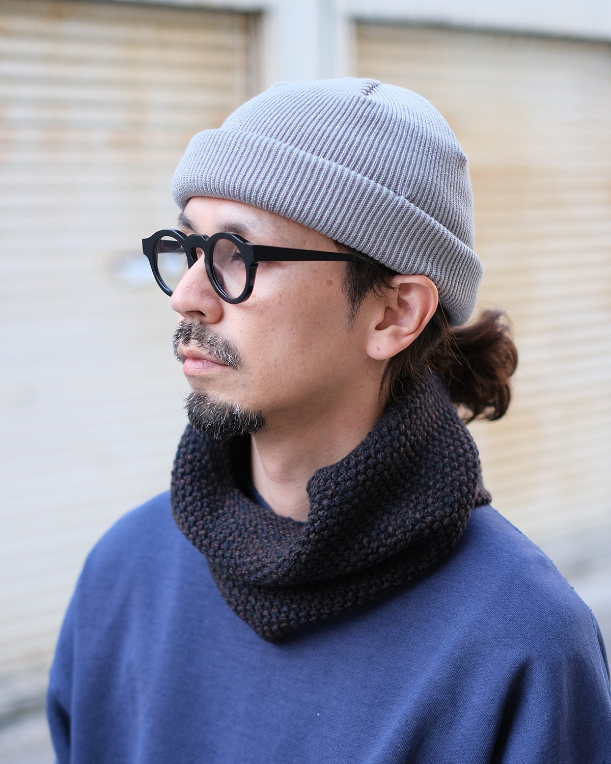 crepuscule "Wool Kanoko Neck Warmer" / クレプスキュール "ウール鹿の子ネックウォーマー"