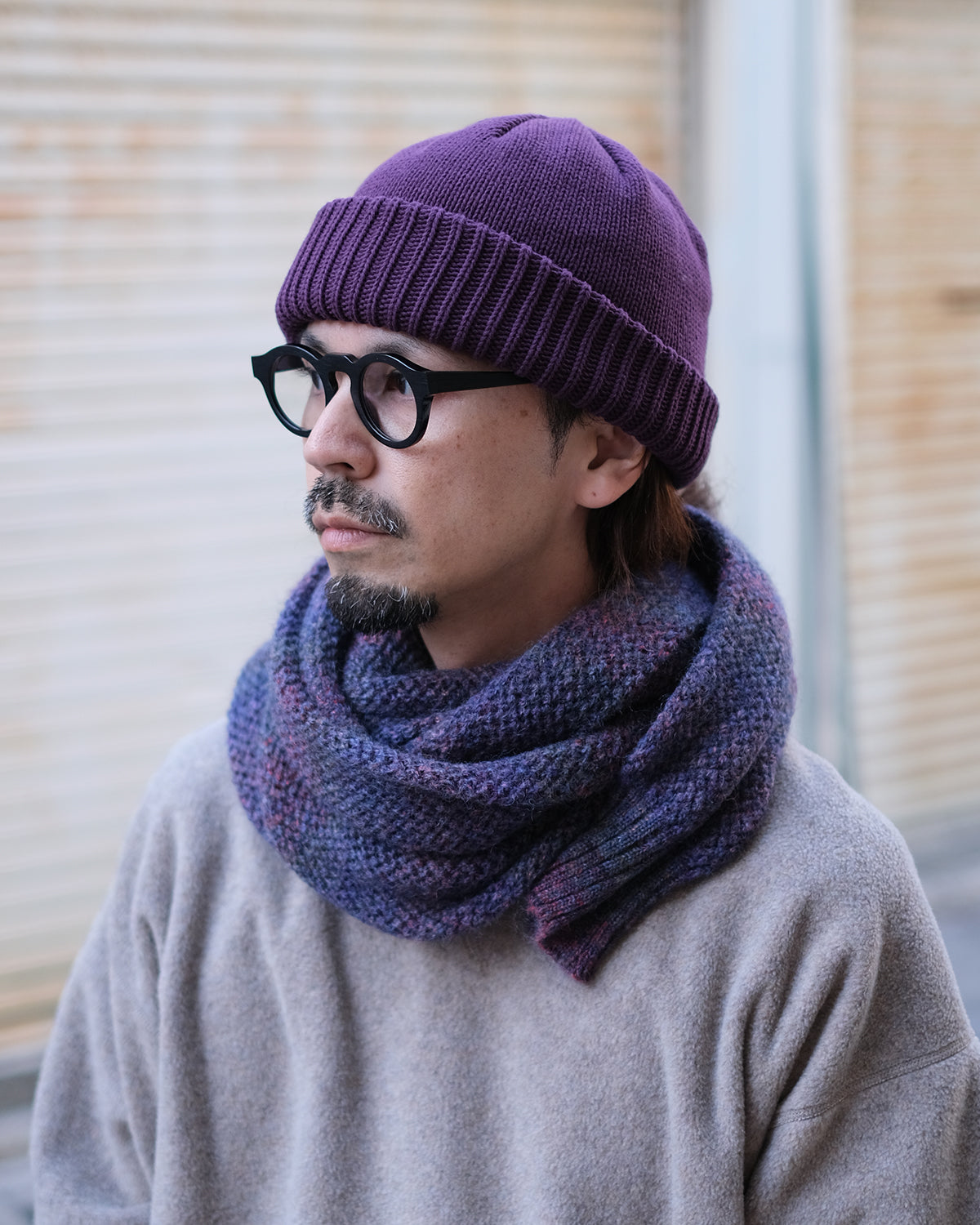 crepuscule "Mohair Mesh Muffler" / クレプスキュール "モヘアメッシュマフラー"
