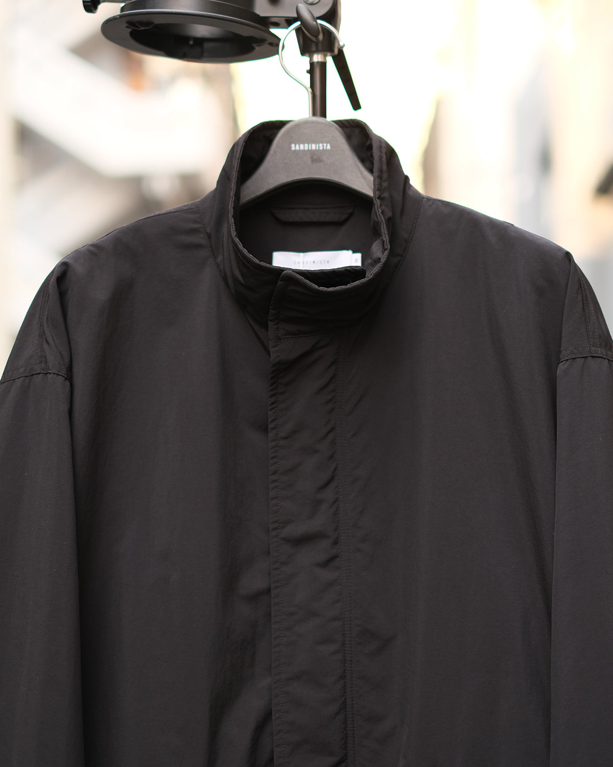 SANDINISTA "Supplex Nylon Mods Coat POLARTEC ALPHA" / サンディニスタ "中綿入りモッズコート"