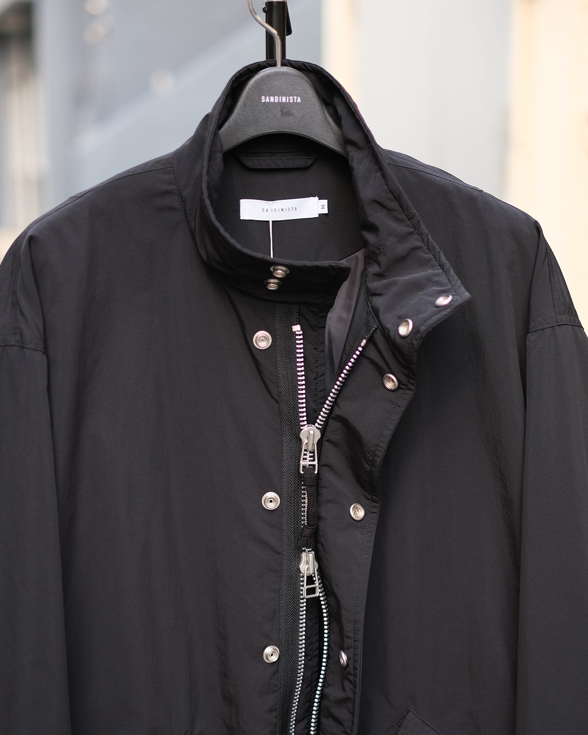 SANDINISTA "Supplex Nylon Mods Coat POLARTEC ALPHA" / サンディニスタ "中綿入りモッズコート"