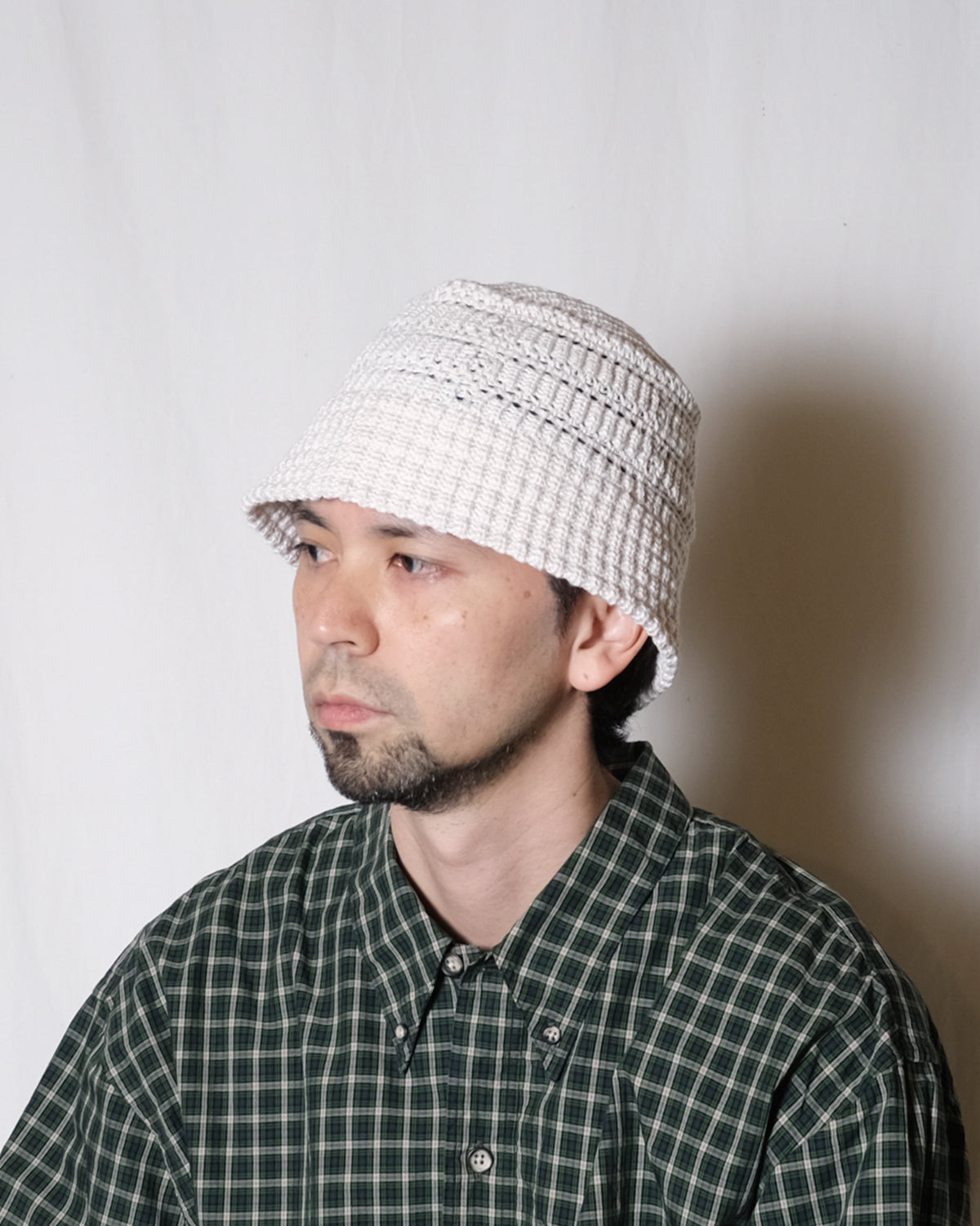 RACAL "Mesh Line Knit Bucket Hat" / ラカル"メッシュラインニットバケットハット"