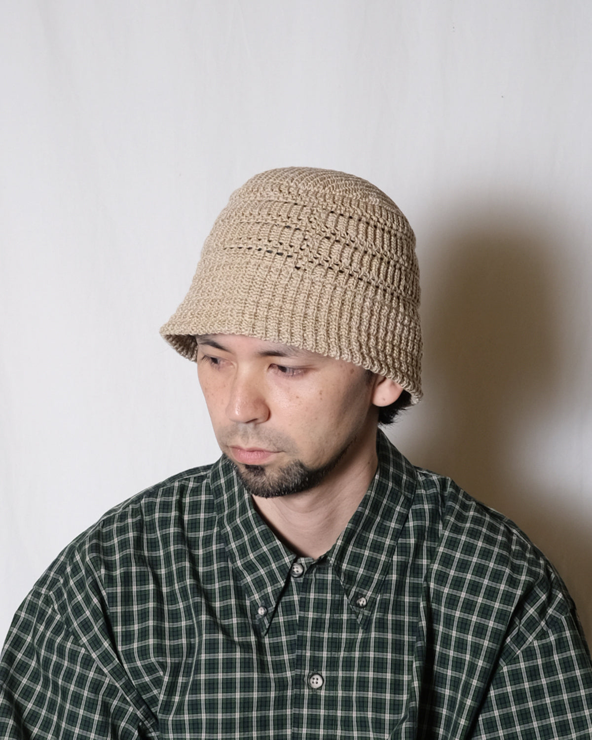 RACAL "Mesh Line Knit Bucket Hat" / ラカル"メッシュラインニットバケットハット"