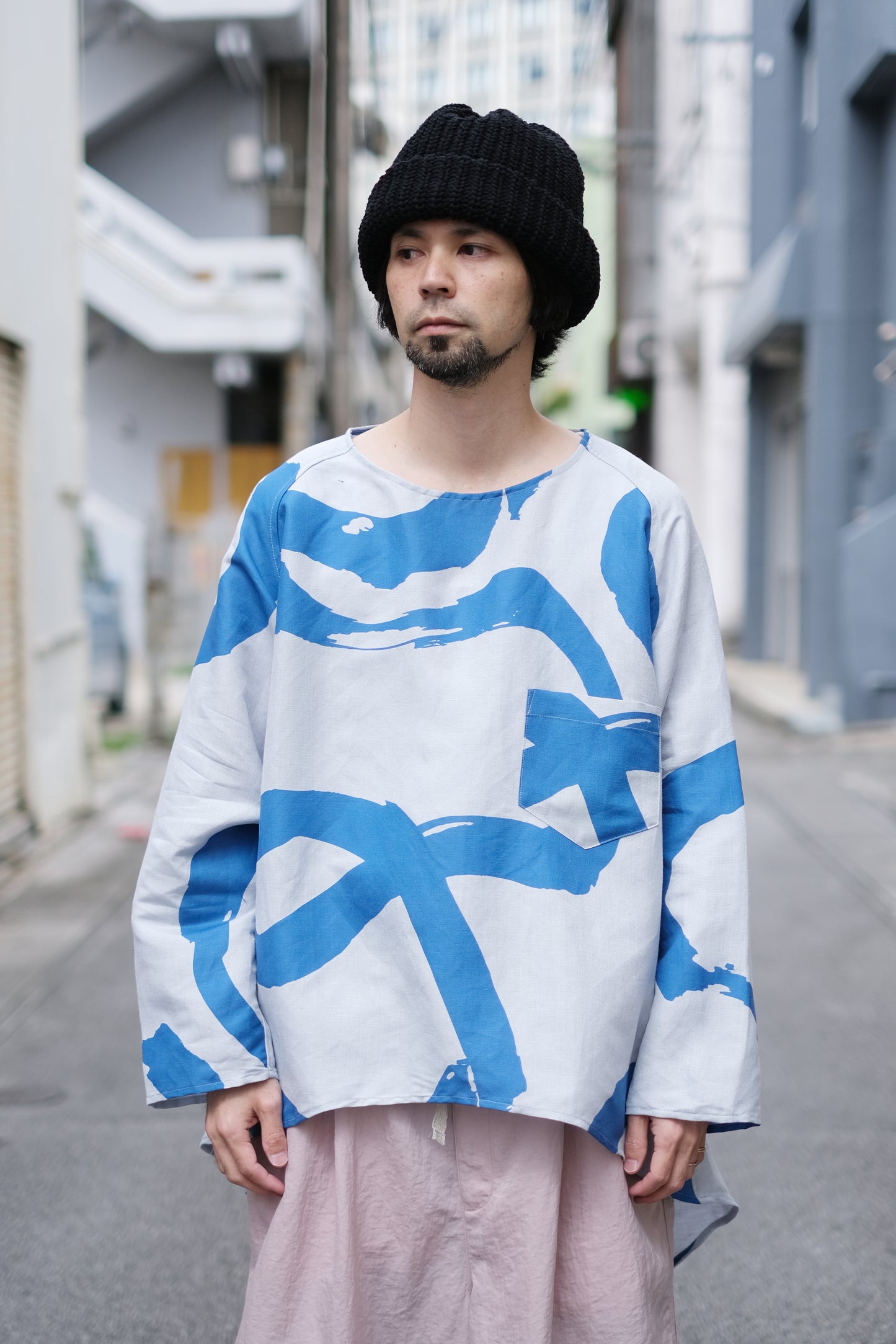 HOMELESS TAILOR "WAVE L/S SH" / ホームレステイラー "ウェーブシャツ"