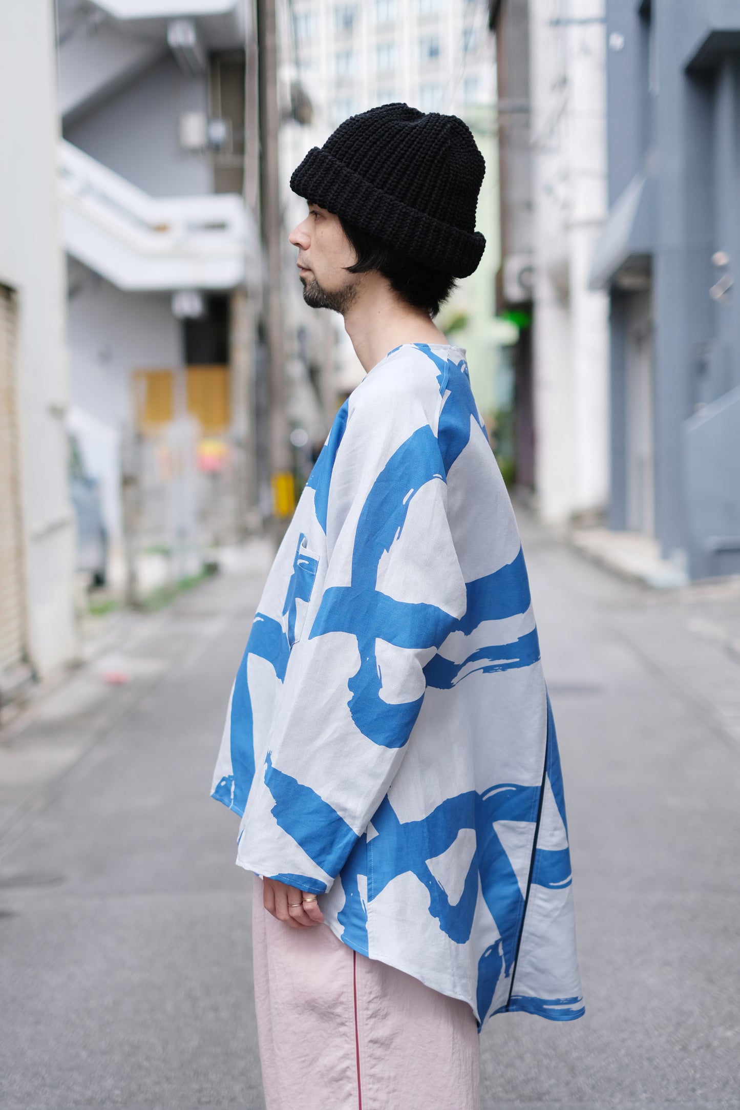 HOMELESS TAILOR "WAVE L/S SH" / ホームレステイラー "ウェーブシャツ"