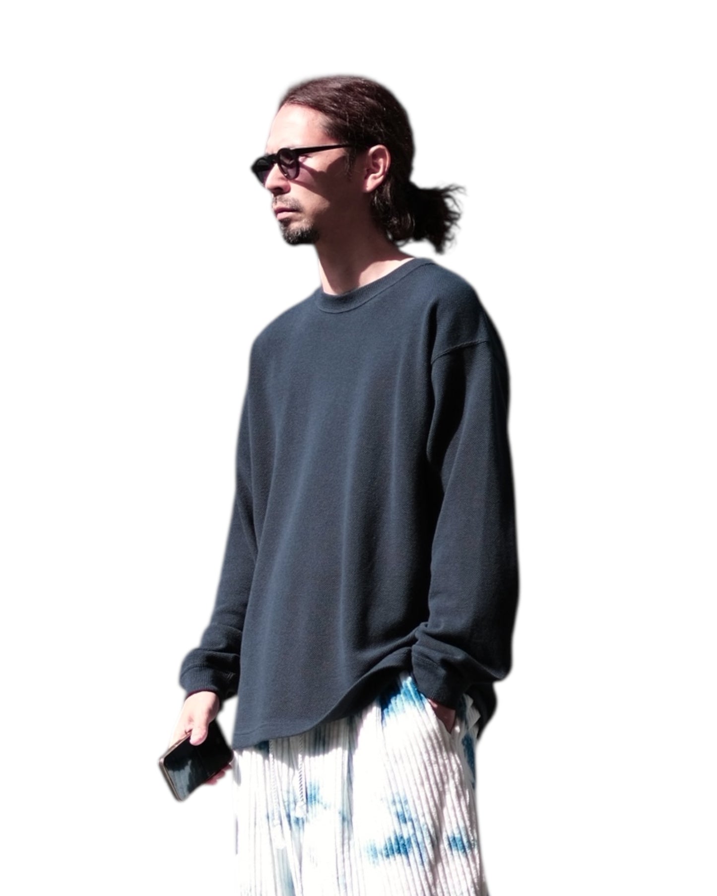 crepuscule "Co/Ra Moss Stitch P/O" / クレプスキュール "鹿の子プルオーバー"