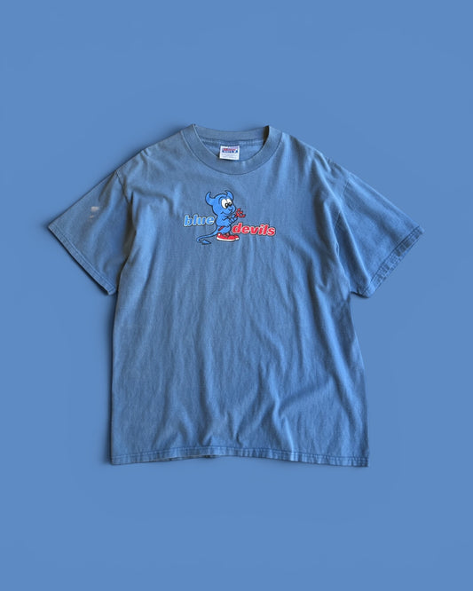 used&vintage "blue devils Tee"